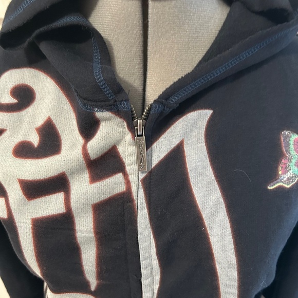 Woman’s Raw Hoodie. Beautiful art work! NWT. Made in USA - Picture 5 of 12